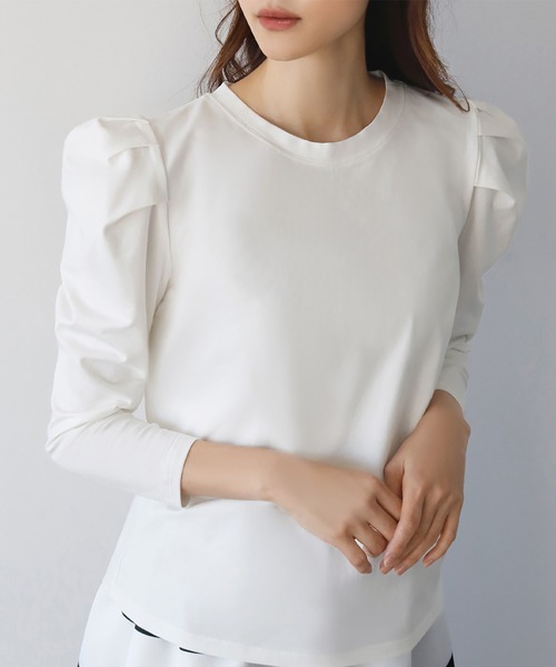 「ELFRANK」 長袖カットソー FREE オフホワイト レディース_画像5