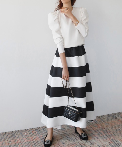 「ELFRANK」 長袖カットソー FREE オフホワイト レディース_画像8