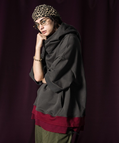 「glamb」 プルオーバーパーカー S チャコール メンズ_画像6