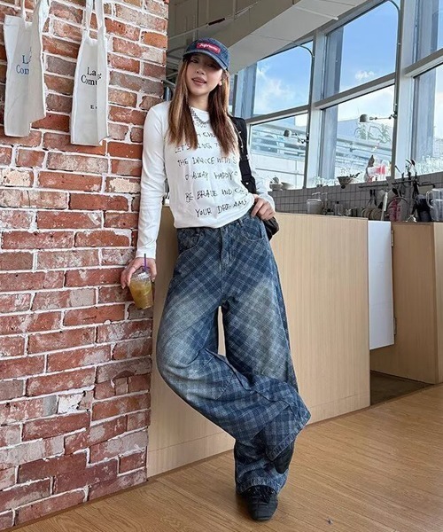 Ressaca（レサーカ） ワイドパンツ ジーンズ デニム デニムパンツ