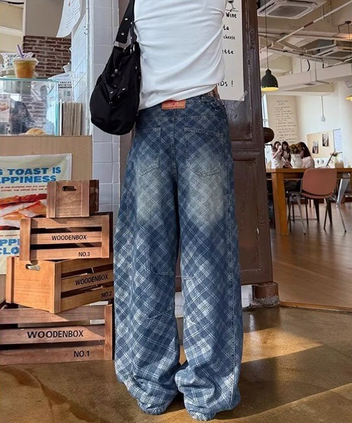 Ressaca（レサーカ） ワイドパンツ ジーンズ デニム デニムパンツ