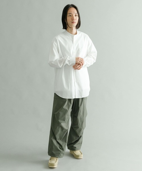 「THOMAS MASON」 長袖シャツ LARGE ブルー メンズ_画像7