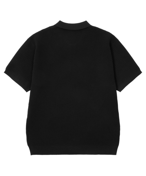 「HUF」 半袖ポロシャツ X-LARGE ブラック メンズ_画像3