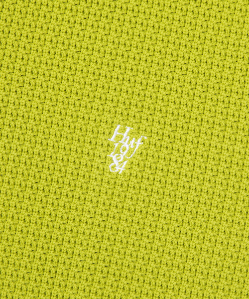 「HUF」 半袖ポロシャツ X-LARGE ブラック メンズ_画像8
