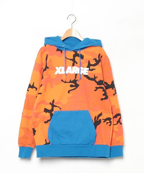 XLARGE（エクストラ ラージ） プルオーバーパーカー SMALL オレンジ