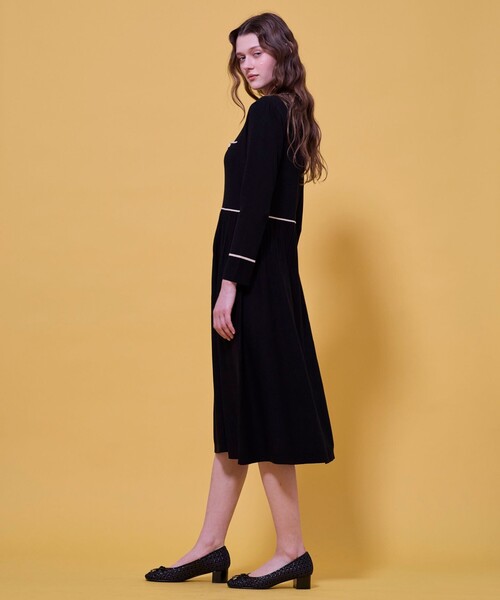 TOCCA（トッカ） ワンピース BI-COLOR KNIT DRESS ニットドレス
