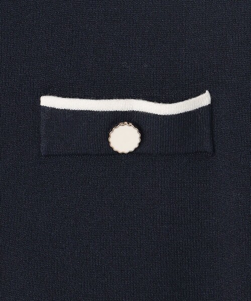 TOCCA（トッカ） ワンピース BI-COLOR KNIT DRESS ニットドレス
