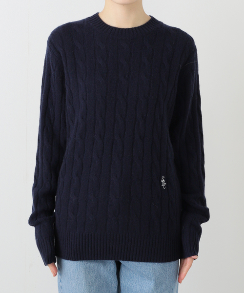 ジャーナルスタンダード レサージュ（journal standard L’essage）/【SPORTY&RICH/スポーティアンドリッチ】SRC Cableknit Cashmere Sw journal standard L'essage（ジャーナルスタンダード レサージュ