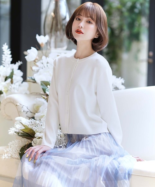 emiriawiz（エミリアウィズ） ニットカーディガン FREE パープル