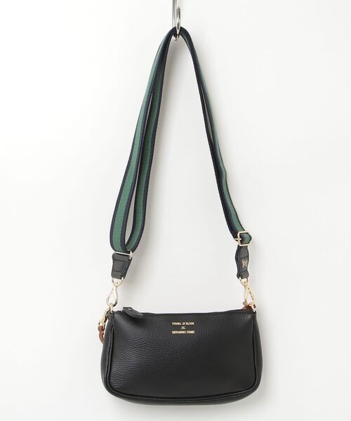 YOUNG & OLSENショルダーバッグ　ブラック YOUNG&OLSEN The DRYGOODS STORE（ヤングアンドオルセン） ショルダー