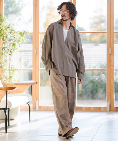 CAMBIO（カンビオ） シャツ ms6349- TRディープスキッパーシャツ(CMB