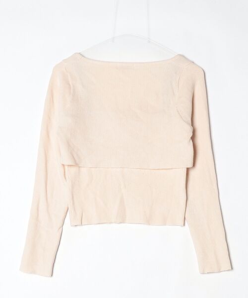 「GEMEDA」 ニットアンサンブル M オフホワイト レディース_画像2