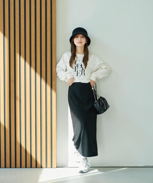 「PROPORTION BODY DRESSING」 ロングスカート SMALL ベージュ レディース_画像3