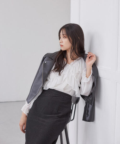「PROPORTION BODY DRESSING」 ロングスカート SMALL ベージュ レディース_画像5