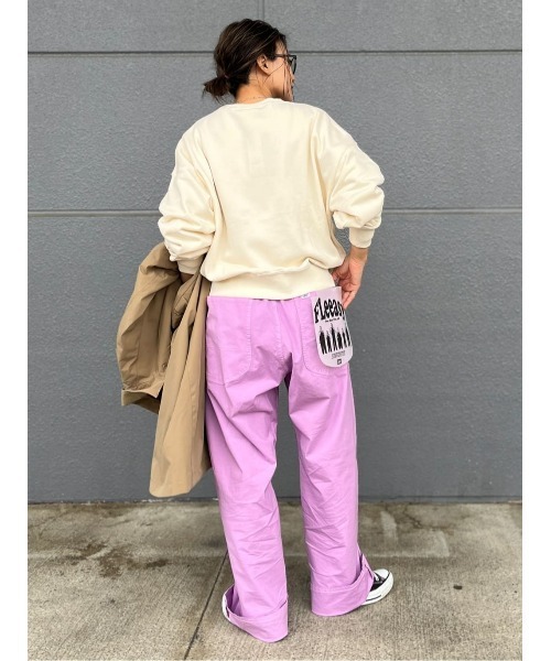 「Champion」 スウェットカットソー M ブラック レディース_画像7