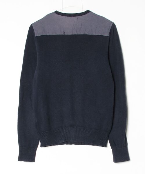 「BANANA REPUBLIC」 長袖ニット XX-SMALL ネイビー メンズ_画像2