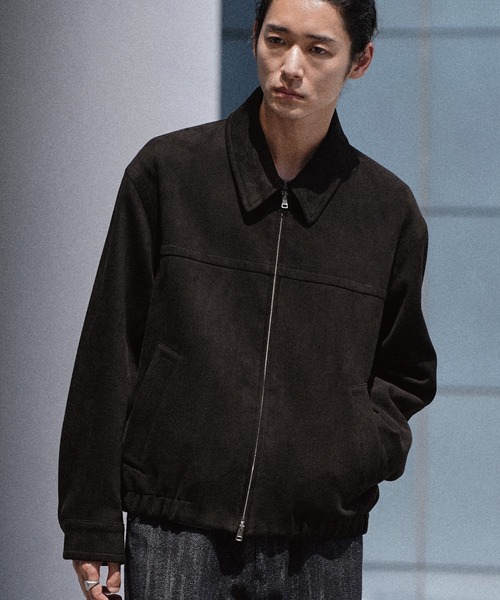 WYM LIDNM ブルゾン アウター FAUX SUEDE ZIP BLOUSON メンズ