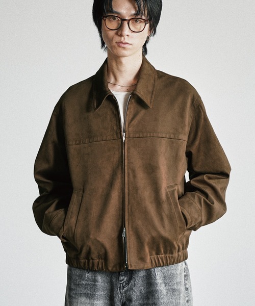 WYM LIDNM ブルゾン アウター ARTIFICIAL GRAIN / FAUX SUEDE ZIP