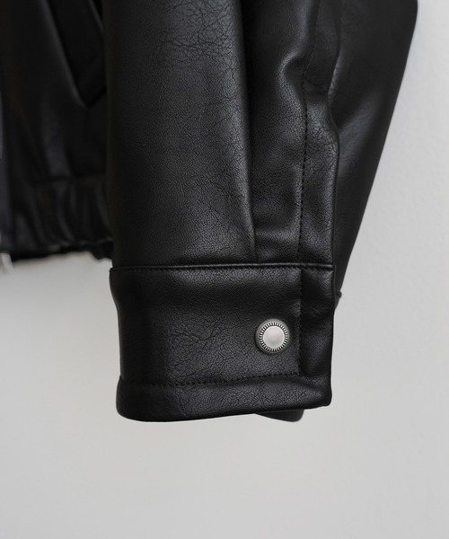 WYM LIDNM ブルゾン アウター ARTIFICIAL GRAIN / FAUX SUEDE ZIP