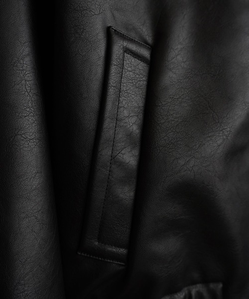 WYM LIDNM ブルゾン アウター ARTIFICIAL GRAIN / FAUX SUEDE ZIP