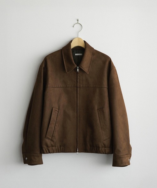 WYM LIDNM ブルゾン アウター ARTIFICIAL GRAIN / FAUX SUEDE ZIP