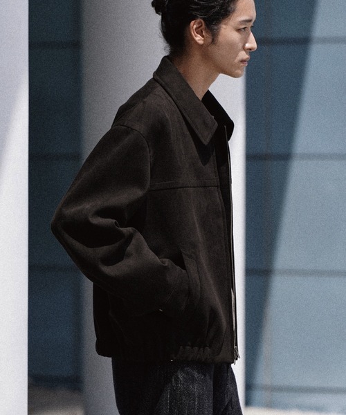 WYM LIDNM ブルゾン アウター FAUX SUEDE ZIP BLOUSON メンズ