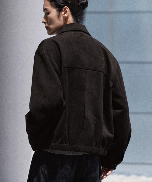 WYM LIDNM ブルゾン アウター FAUX SUEDE ZIP BLOUSON メンズ