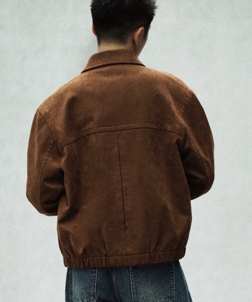 WYM LIDNM ブルゾン アウター FAUX SUEDE ZIP BLOUSON メンズ