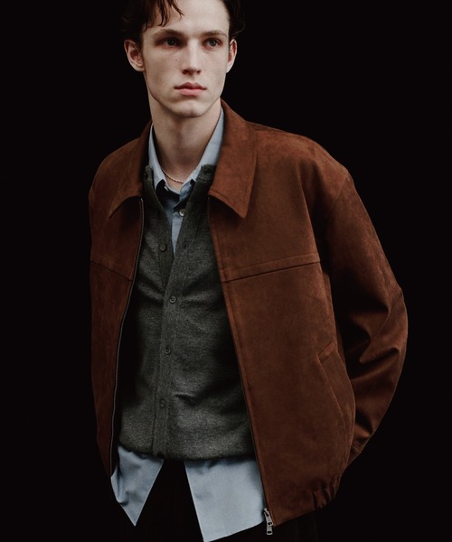 WYM LIDNM ブルゾン アウター FAUX SUEDE ZIP BLOUSON メンズ