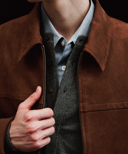WYM LIDNM ブルゾン アウター FAUX SUEDE ZIP BLOUSON メンズ