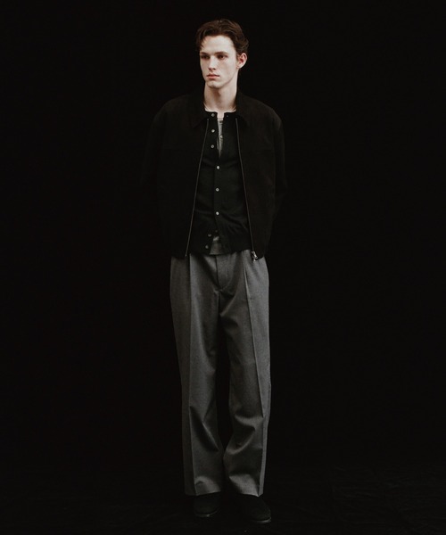 WYM LIDNM ブルゾン アウター FAUX SUEDE ZIP BLOUSON メンズ