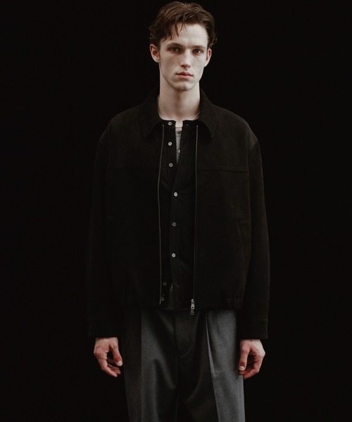 WYM LIDNM ブルゾン アウター FAUX SUEDE ZIP BLOUSON メンズ