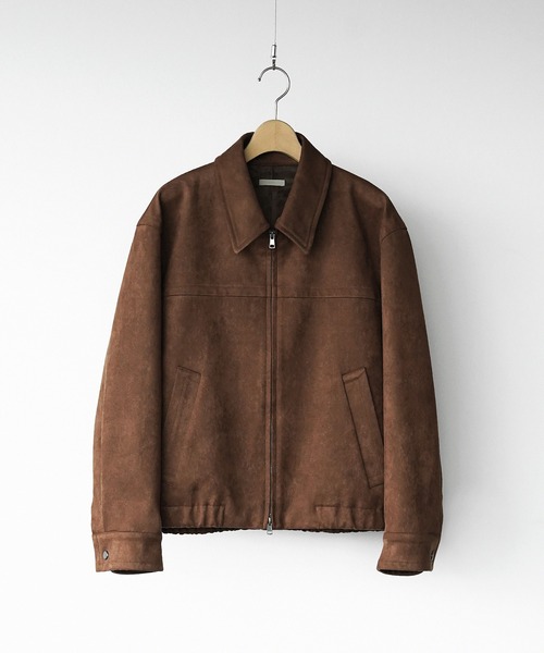 WYM LIDNM ブルゾン アウター FAUX SUEDE ZIP BLOUSON メンズ