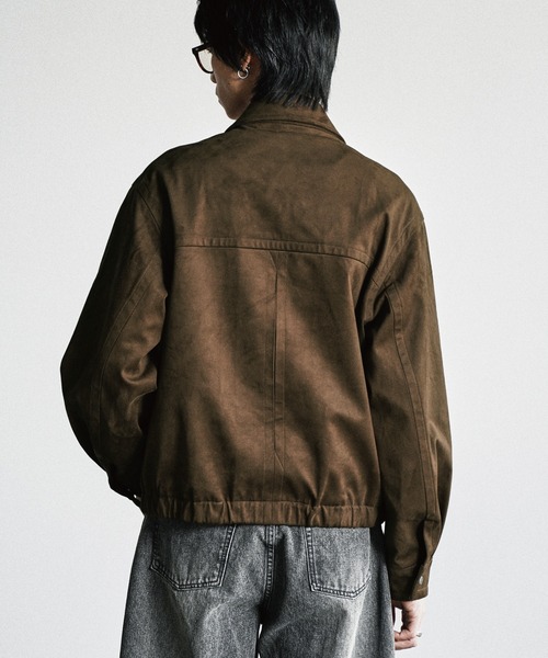 WYM LIDNM ブルゾン アウター ARTIFICIAL GRAIN / FAUX SUEDE ZIP