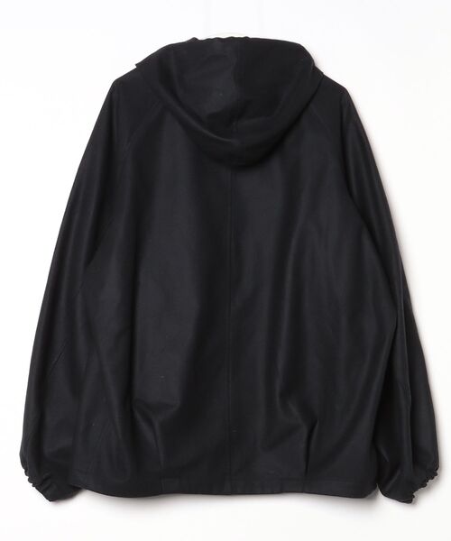「THE RERACS」 プルオーバーパーカー 48 ブラック メンズ_画像2