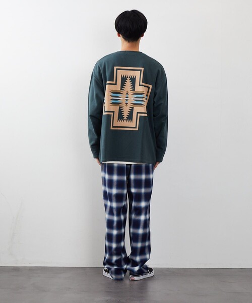 「PENDLETON」 カーディガン MEDIUM グリーン メンズ_画像3