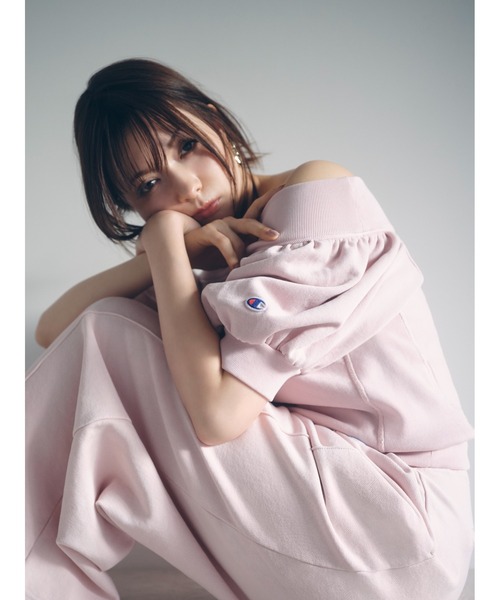 【FRAY I.D Champion】オフショルスウェット、スカートセット売り FRAY I.D（フレイ・アイディー） トレーナー スウェット 「FRAY I.D