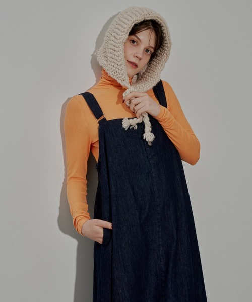 「MERLOT」 サロペットスカート FREE アイボリー レディース_画像2