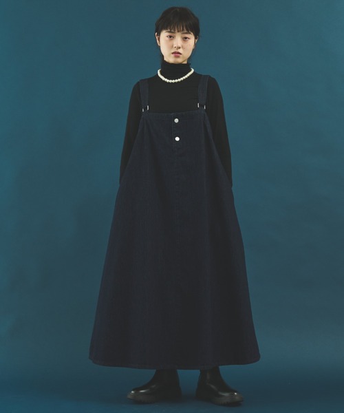 「MERLOT」 サロペットスカート FREE アイボリー レディース_画像5