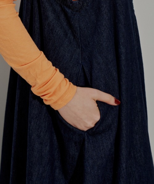 「MERLOT」 サロペットスカート FREE アイボリー レディース_画像7