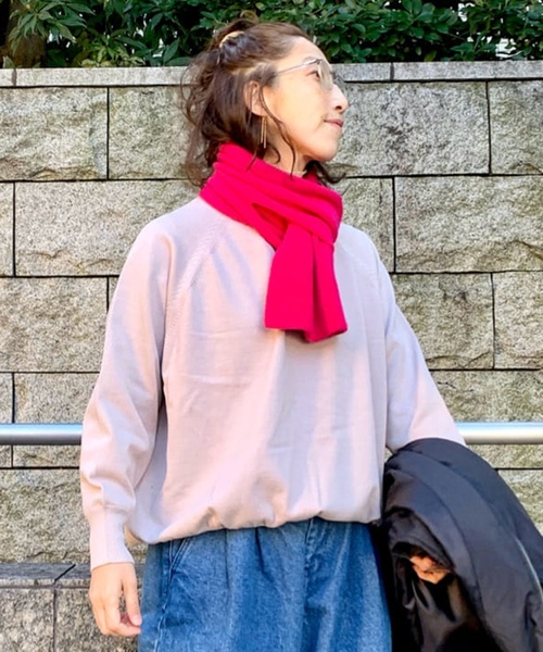 「JOURNAL STANDARD LUXE」 長袖ニット FREE ブラック レディース_画像4
