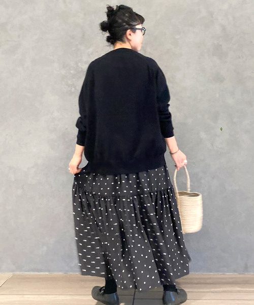 「JOURNAL STANDARD LUXE」 長袖ニット FREE ブラック レディース_画像6