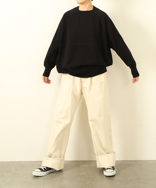 「JOURNAL STANDARD LUXE」 長袖ニット FREE ブラック レディース_画像9