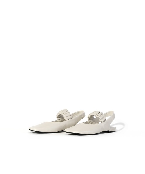 「Daniella&GEMMA」 フラットサンダル 39 アイボリー レディース_画像8