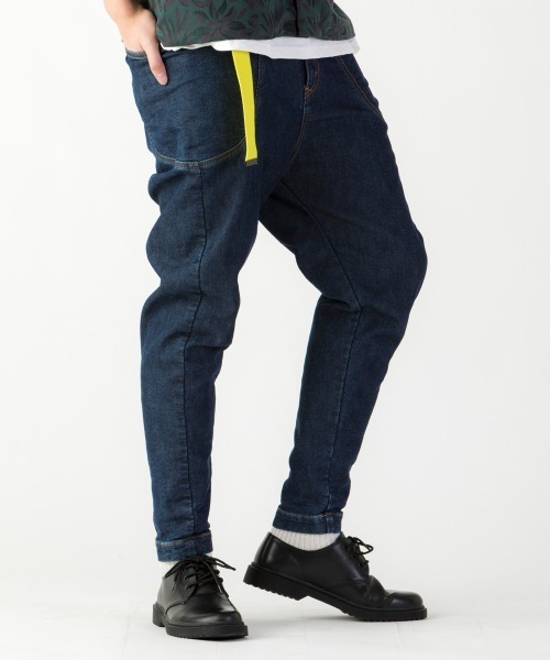 「rehacer」 デニムパンツ LARGE インディゴブルー メンズ_画像4