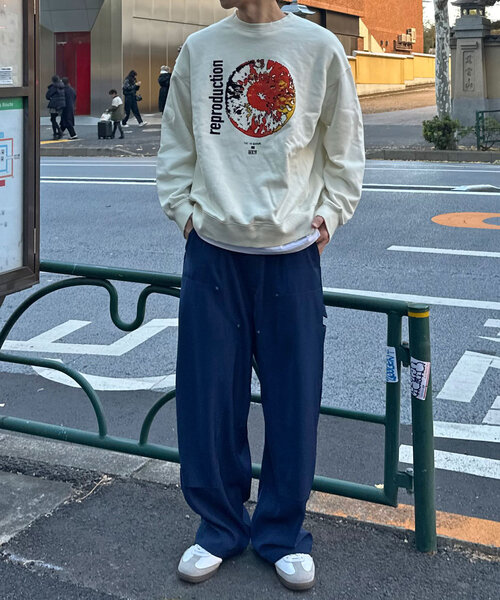 「RePRODUCTION LABEL」 スウェットカットソー FREE ブラック系その他 レディース_画像4