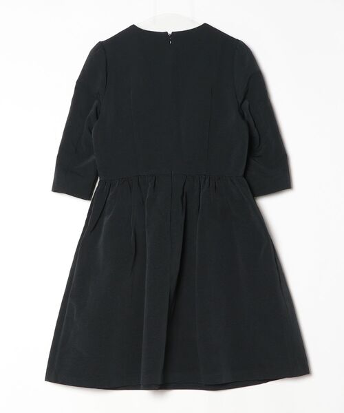 「Bilitis dix-sept ans」 7分袖ワンピース 38 ブラック レディース_画像2