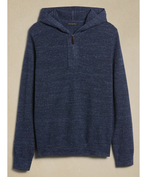「BANANA REPUBLIC FACTORY STORE」 長袖ニット M ブルー メンズ_画像2