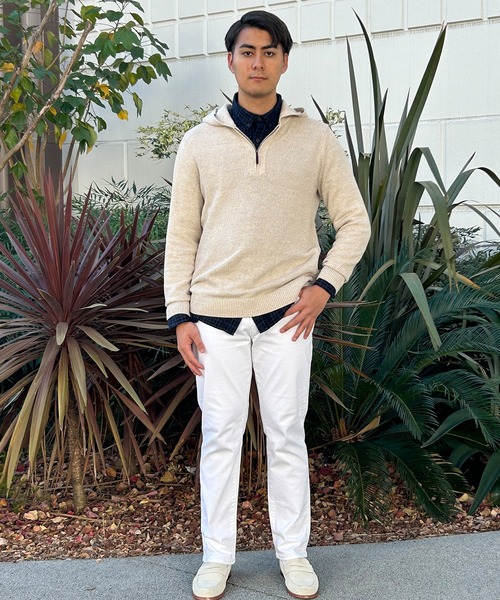 「BANANA REPUBLIC FACTORY STORE」 長袖ニット M ブルー メンズ_画像5