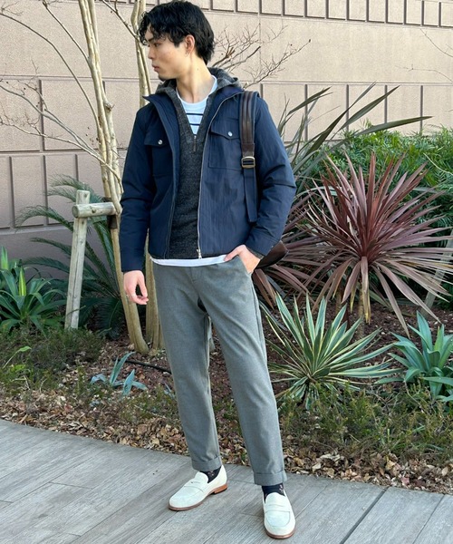 「BANANA REPUBLIC FACTORY STORE」 長袖ニット M ブルー メンズ_画像6